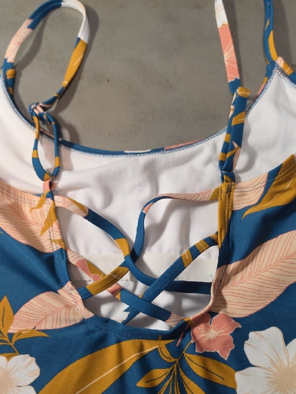 NWT - Kona Sol One-Piece Swimsuit in Tropical Print - XL - Picture 8 of 8
